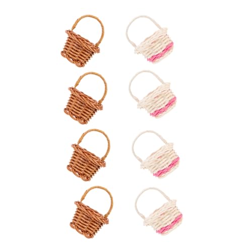 UPKOCH 8 Teiliger Rattan Blumenkorb Rund Korb Mit Blumenmuster Kleiner Korb Zum Basteln Aufbewahrungskorb Mit Deckel Weidenkörbe Weißer Weidenkorb Spielzeugdecke Miniatur UPKOCH 8 Teiliger Rattan Blumenkorb Rund Korb Mit Blumenmuster Kleiner Korb Zum Basteln Aufbewahrungskorb Mit Deckel Weidenkörbe Weißer Weidenkorb Spielzeugdecke Miniatur von UPKOCH
