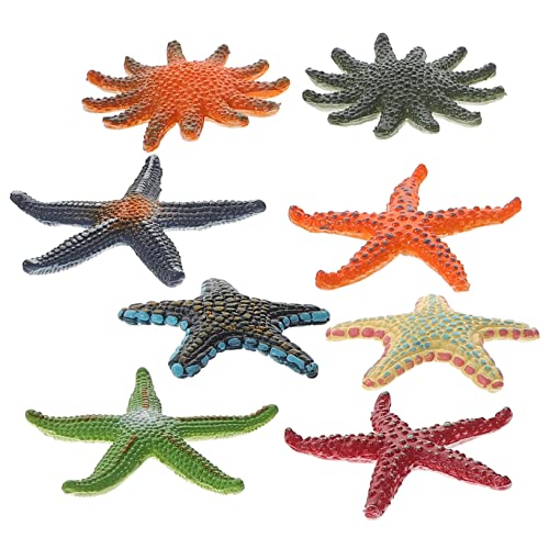 UPKOCH Spielzeug Für Jungen Und Mädchen 8 Stück Mini-meerestiere Figuren Seestern-Ornamente Mediterraner Stil von UPKOCH