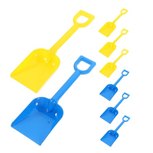 UPKOCH Strandschaufel-Set Für Kleinkinder 8-teiliges Gartenwerkzeug Für Kinder Mit Kelle Robuste Plastikschaufeln Zum Spielen Im Freien Und Für Schatzsuchen von UPKOCH