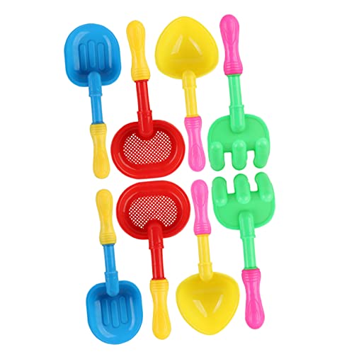 UPKOCH 8 Teiliges Strandschaufel Set Für Kinderwerkzeuge Outdoor Für Werkzeuge Für Schaufeln Schaufelspielzeug Strandspaten Sandschaufeln Strandspielzeug Aus Kunststoff von UPKOCH