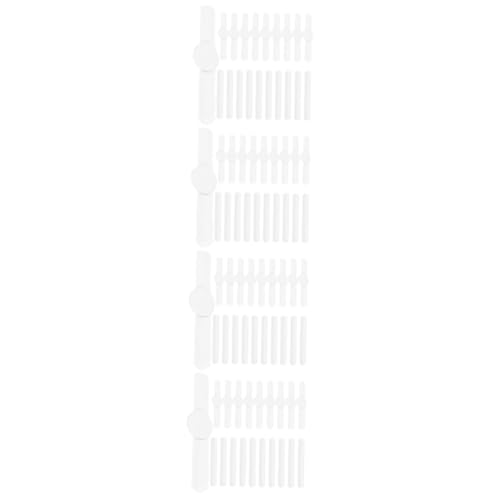UPKOCH 80 Stk leeres Schnappband Schlagarmbänder für Erwachsene uhrenarmbänder Partygeschenke für Kinder Blanko-Slap-Armbänder zum Selbermachen Erwachsener Knopf Schmuck Armband PVC Weiß von UPKOCH