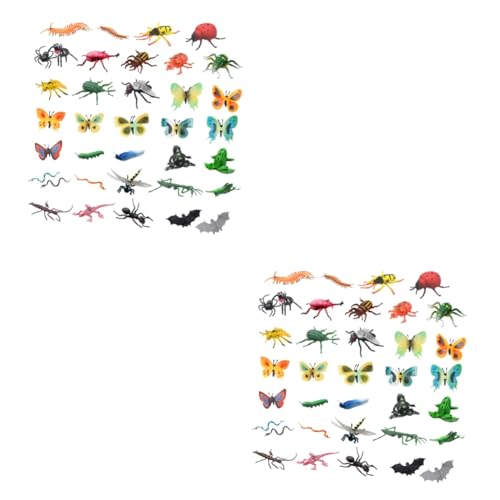 UPKOCH 86 STK Insekten Simulations Modell Gefälschte Insekten Libelle Actionfigur Gefälschte Fehler Modellspielzeug Für Kinder Gefälschte Kakerlaken Libelle Figur PVC Kleinkind von UPKOCH