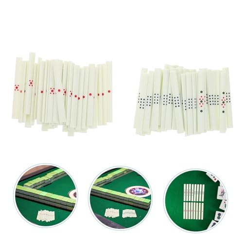 UPKOCH 88 Stück Teiliges Mahjong Scoring Tool Tragbare Punktesticks aus Robustem Kompatibel mit Chinesischem Mahjong Vielseitig für Familien Spielzimmer und Gesellige Runden Langlebig von UPKOCH