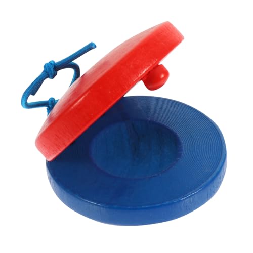UPKOCH 8 Stücke Frühen Bildung Kinder Holz Kastagnetten Percussion Spielzeug Musical Instrument Für Kinder Rot & Weihnachten von UPKOCH