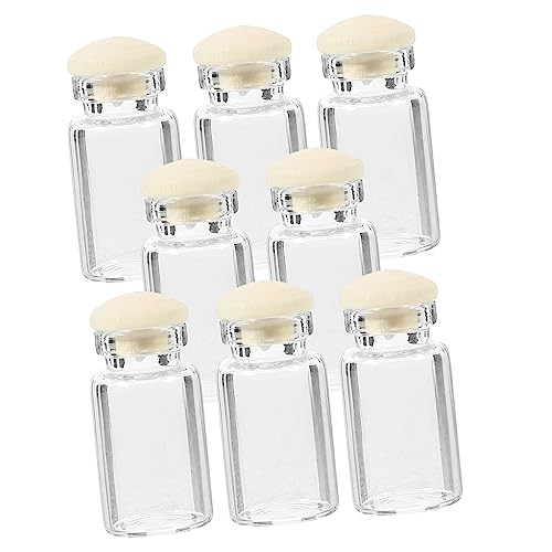 UPKOCH 8St Mini-Puppenhaus-Glasdose für kinderspielzeug Children Toys Miniaturgläser Wasserflaschen Miniglas Mikro-Landschaftsflaschen Holz Transparent von UPKOCH