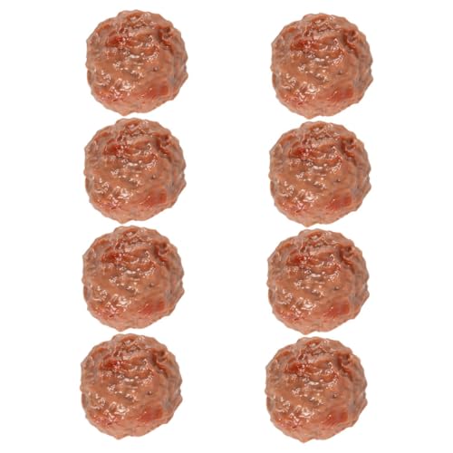 UPKOCH 8St Simulierte Rindfleischball-Requisiten Reisbällchen Fleischbällchen Rindfleisch Frikadellen Meatballs Gefälschte Rindfleisch-Fleischbällchen-Requisite Party-Requisite PVC Brown UPKOCH 8St Simulierte Rindfleischball-Requisiten Reisbällchen Fleischbällchen Rindfleisch Frikadellen Meatballs Gefälschte Rindfleisch-Fleischbällchen-Requisite Party-Requisite PVC Brown von UPKOCH