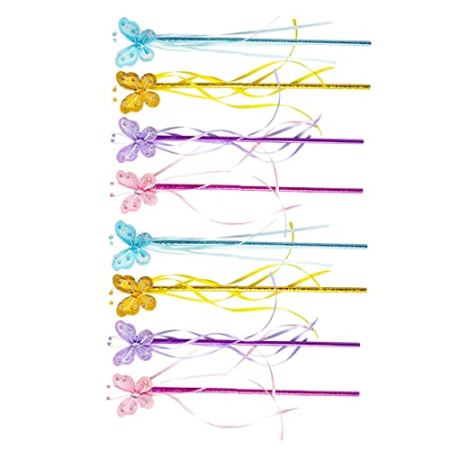 UPKOCH Mädchen 8 Stücke Tragbare Fee Sticks Schmetterlinge Fee Für Dress-up Spielzeug von UPKOCH