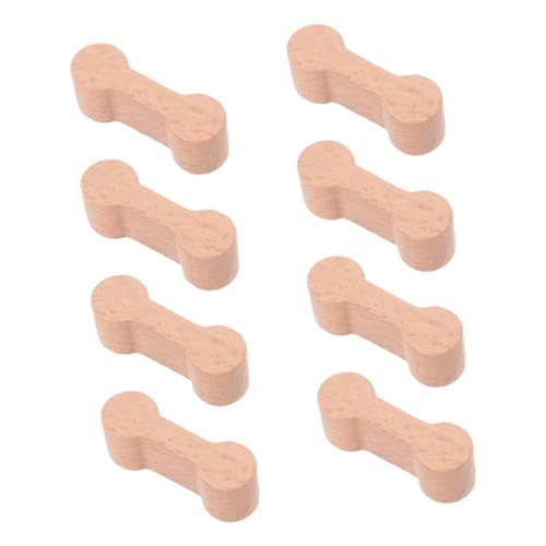 UPKOCH 8Stücke Holz Zugverbinder für Holzeisenbahn Robuste und Sichere Gleisverbindungen für Kreative Spielideen und Fantasievolles Gleislayout von UPKOCH