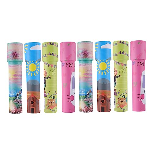 UPKOCH 8st Kaleidoskop- Klassisches Kaleidoskop Kinderspielzeug Bildungsspielzeug Kaleidoskop-Bereich Pädagogisches Klassisches Lernspielzeug Papier von UPKOCH
