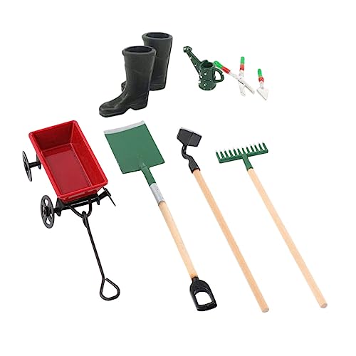 UPKOCH Realistisches Miniatur-gartenlandschaftsset Für Puppenhäuser – 8-teiliges Hausdekor Und Mini-dekorationsset von UPKOCH