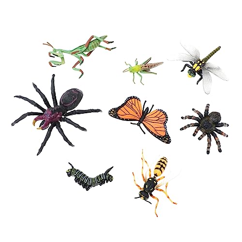 UPKOCH 8st Regenwald Insekten Spielzeug Für Kinder Spielzeugfiguren Aus Kunststoff Kinder Mini-Spielzeug Simulationsfigur Modell Kidcraft-spielset Spielzeuge Puppe Tier PVC von UPKOCH