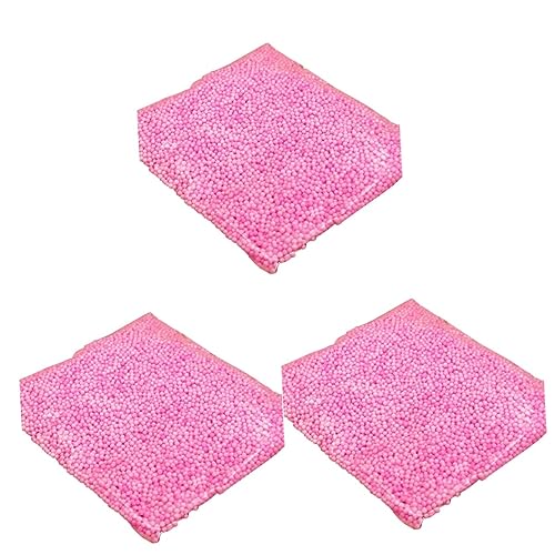 UPKOCH 9 Packungen Bastelschaum Rosa Dekorationen Kreisvase Aquarium-Ornamente Runde Kissen Lila Perlen Roségoldenes Dekor Perlen Handwerk Golddekor Styroporkugeln Klein Mini Anzeige von UPKOCH