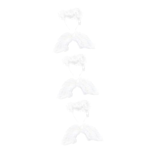 UPKOCH 9 STK Partykostüm Flügel Kostüm Kopfbedeckung Fee karnevalskostüme Kinder faschingskostüme Kinder Kleidung Engel kostüme für Kinder Flügel-Kopfschmuck-Kostüm scheinen schmücken von UPKOCH
