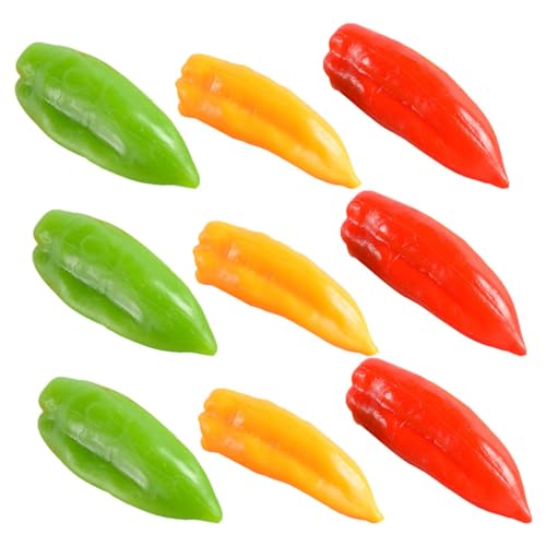 UPKOCH 9 Stück Mini Künstliche Paprika Simulation Chili Peppers Gefälschtes Gemüse Modell Foto Requisiten UPKOCH 9 Stück Mini Künstliche Paprika Simulation Chili Peppers Gefälschtes Gemüse Modell Foto Requisiten von UPKOCH