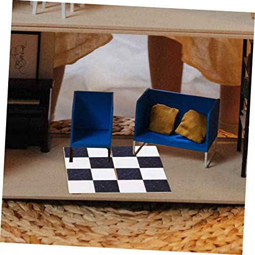 UPKOCH 9 Stück Teiliges Mini Holzfußboden Detailreiche Miniatur Holzdielen mit Antikem Holzmaserungseffekt Langlebiges Mini Bodenbrett für Puppenhaus für Sammler von UPKOCH