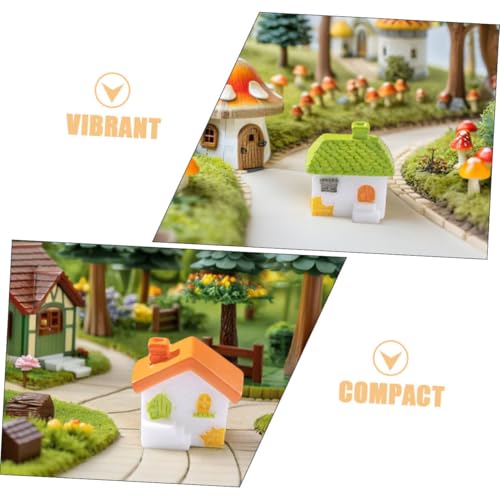 UPKOCH 9 Stück Teiliges Miniatur-siedlung Widerstandsfähigem Resin Detailreiche Miniatur-reetdachhäuser für DIY-mikrolandschaften Geeignet als Dekorative Figuren für Pflanzentöpfe und UPKOCH 9 Stück Teiliges Miniatur-siedlung Widerstandsfähigem Resin Detailreiche Miniatur-reetdachhäuser für DIY-mikrolandschaften Geeignet als Dekorative Figuren für Pflanzentöpfe und von UPKOCH