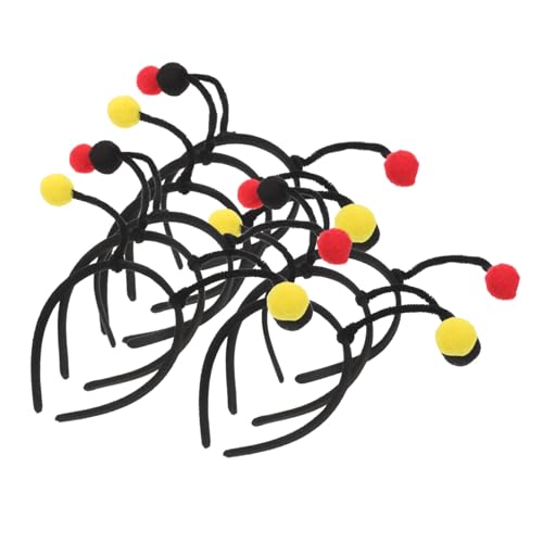UPKOCH 9 Stück Teiliges Stirnband mit Bienen- Marienkäfer Ameisen-motiven Farbige Pompons Partygeeignet für Mädchen bei Kostümspielen und Aufführungen von UPKOCH