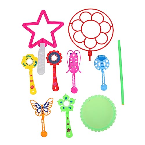 UPKOCH 9-teiliges Set Blasenstock Riesige Seifenblasenstäbe Bunte Blasenstäbe Blasenmacher Blasen Machen Bunter Blasenstab Partygeschenke Bubble-Party- Plastik von UPKOCH