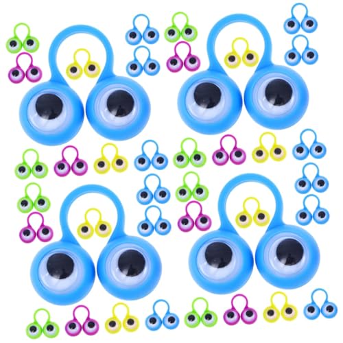 UPKOCH 96 STK Augenring Auge Fingerpuppen Spielzeug Fingerpuppenringe mit wackelndem Augapfel Kinderspielzeug Smart-Ring Spielzeuge Lernspielzeug neuartiges Fingerspielzeug tragbar von UPKOCH