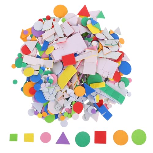 UPKOCH 960 Stück Bastelset Schaumstoff Aufkleber Selbstklebende Geometrische Formen für DIY Kreative Projekte Vorschule Klassenzimmer Dekoration Jungen Mädchen UPKOCH 960 Stück Bastelset Schaumstoff Aufkleber Selbstklebende Geometrische Formen für DIY Kreative Projekte Vorschule Klassenzimmer Dekoration Jungen Mädchen von UPKOCH