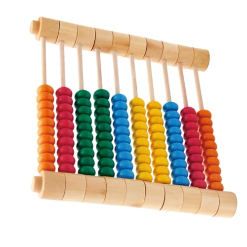 UPKOCH Frühe Bildung Spielzeug Holz Arithmetik Abakus Mathematik Zählen Spielzeug Pädagogisches Werkzeuge Studenten Abakus Leichte Bunte von UPKOCH