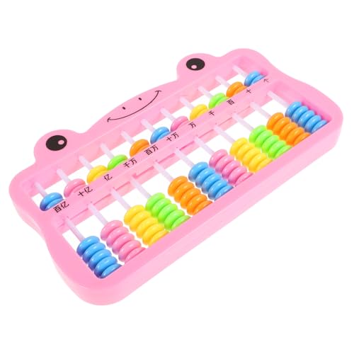 UPKOCH Abakus-Tool Mathe Lernwerkzeug für Mathematik Lernspielzeug für Rechenspielzeug für Schreibwaren Chinesischer Abakus Kleiner Abakus Abakus Plastik Rosa von UPKOCH
