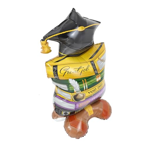 UPKOCH 3d-fotohintergrund in Form Eines Stehenden Ballons in Buchform Für Die Schulabschlussfeier von UPKOCH