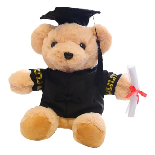 UPKOCH Graduation Bär Plüsch Puppe Für Teenager Mädchen 23cm Niedliche Stofffiguren Graduation von UPKOCH