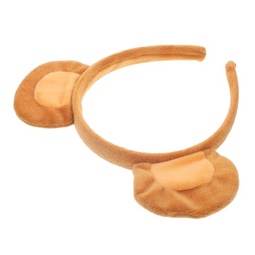 UPKOCH Affenohren Stirnband Cosplay -Requisite Cosplay-Stirnbänder Kostümverzierung tierhaarreifen tierkostüme haircharm Haarband Party-Kopf- Festival-Kopfschmuck- Plastik Brown von UPKOCH