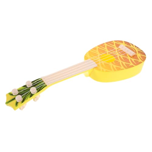 UPKOCH Ananas-Ukulele Für Kinder, Leichtes 4-saitiges Mini-gitarrenspielzeug Für Kinder, Musikinstrumente, Lernspielzeug Für Kleine Jungen Und Mädchen, Anfänger von UPKOCH