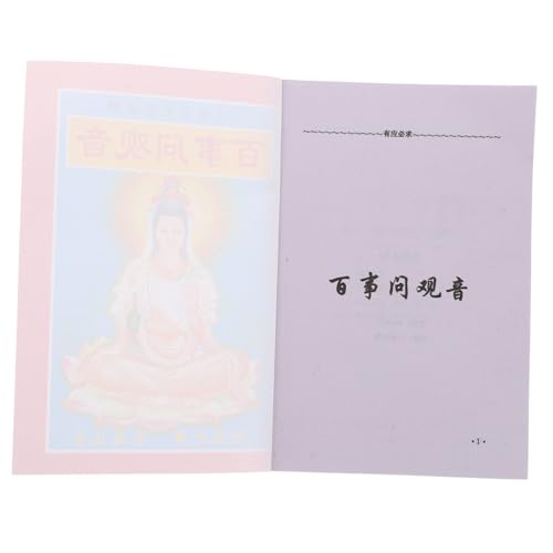 UPKOCH Anweisungen Zur Wahrsagerei Wahrsagen Chinesische Weissagungsstütze Ahnengeld Zu Verbrennen Snap-in-lesezeichen Für Spiralplaner Chinesischer Mondkalender Ich Ching Buch Papier von UPKOCH