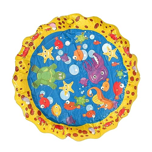 UPKOCH Cartoon-Spiel-wasserspielmatte - Sprinkler-pad Für Kinder - Umweltfreundliches PVC-mattenspielzeug Aufblasbares Gartenspielzeug UPKOCH Cartoon-Spiel-wasserspielmatte - Sprinkler-pad Für Kinder - Umweltfreundliches PVC-mattenspielzeug Aufblasbares Gartenspielzeug von UPKOCH