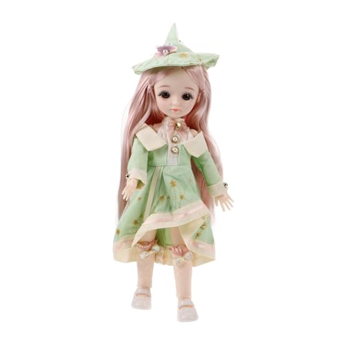 UPKOCH BJD-Gelenkpuppe Perücke Puppe amerikanische Puppe Süße Puppe Anime-Puppe Bjd-Puppenkörper Miniatur-Schaufensterpuppen Puppenkleidung Kugelgelenkpuppe Prinzessin Puppe Samt von UPKOCH
