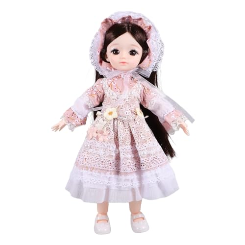 UPKOCH BJD-Gelenkpuppe unser gemeinsam verbunden Kleidung wiedergeborene Babypuppen Mädchen kinderspielzeug Puppen-Accessoires Mädchen Puppe Geburtstagsgeschenk Bjd-Puppe Samt von UPKOCH