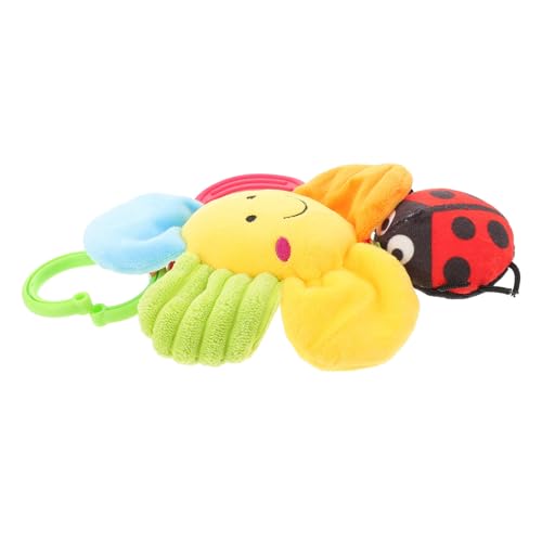 UPKOCH Babybett Spieluhr Blütenform mit Aufziehfunktion Abnehmbares Krippen Hängespielzeug zur Motorischen Buntes und Farbspielzeug für Junge Mädchen und Kleinkinder von UPKOCH