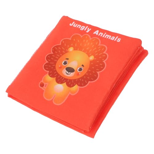 UPKOCH Frühpädagogisches Baby-pappbuch Interaktives Stoffbuch Mit Tiererkennung Für Kleinkinder von UPKOCH