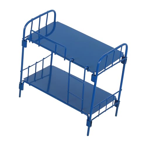 UPKOCH Babypuppenbett: Etagenbett Aus Metall Mit Leiter 1/12 Retro-möbel Rollenspiel-kinderzimmerbett Für Blau UPKOCH Babypuppenbett: Etagenbett Aus Metall Mit Leiter 1/12 Retro-möbel Rollenspiel-kinderzimmerbett Für Blau von UPKOCH