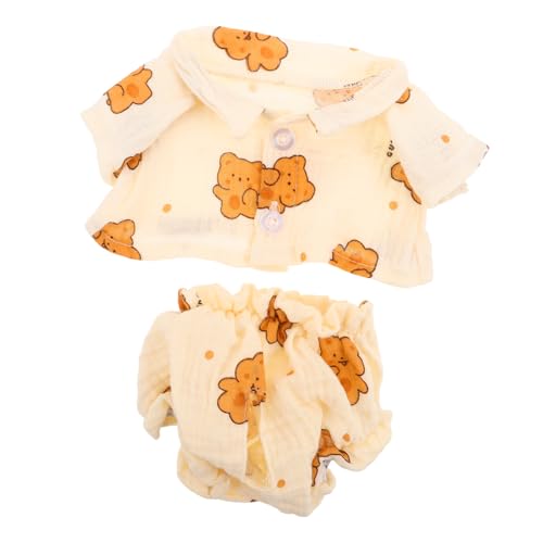 UPKOCH Bären Schlafanzug Set mit Austauschbarer Pyjama Kleidung für Kuscheltiere Interaktive Bär Puppenaccessoires Kompakt und Reisetauglich für Kreatives Rollenspiel UPKOCH Bären Schlafanzug Set mit Austauschbarer Pyjama Kleidung für Kuscheltiere Interaktive Bär Puppenaccessoires Kompakt und Reisetauglich für Kreatives Rollenspiel von UPKOCH