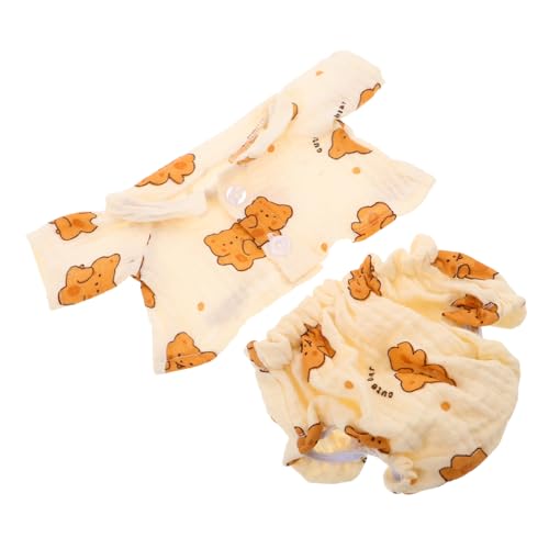 UPKOCH Bärenkleidung für Kuscheltiere Weiche Pyjamas Austauschbare Schlafanzüge für Teddybären Interaktives Zubehör für Kreativen Dekoratives Accessoire von UPKOCH