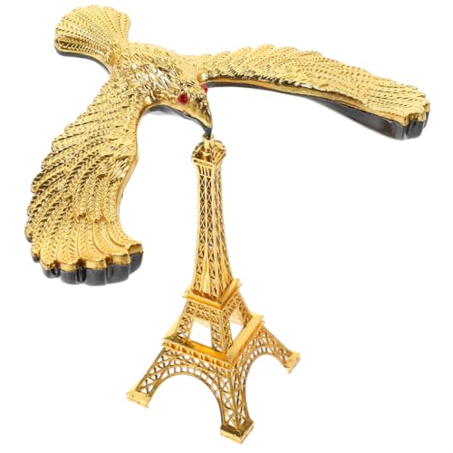 UPKOCH Balance Eagle Tischdekoration Dekorativer Balance Vogel aus Elegantes und Langlebiges Ornament für Schlafzimmer Wohnzimmer Büro Großer Goldener Adler von UPKOCH