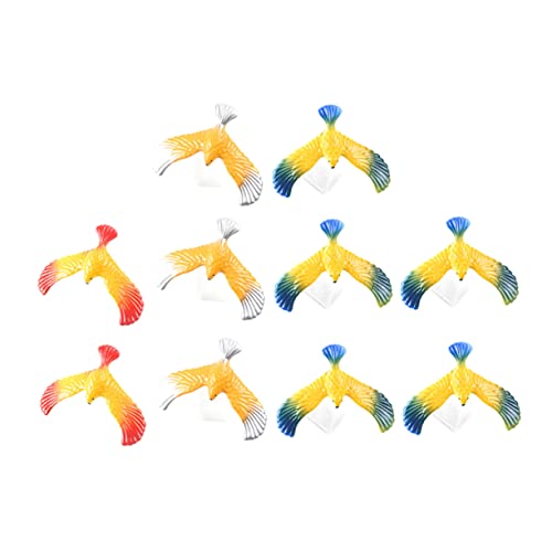 UPKOCH Pädagogisches Balance-vogelspielzeug 10 Stück Für Kinder Lernspielzeug Interaktive Finger-Balancing-vögel Zufällige Farbe von UPKOCH