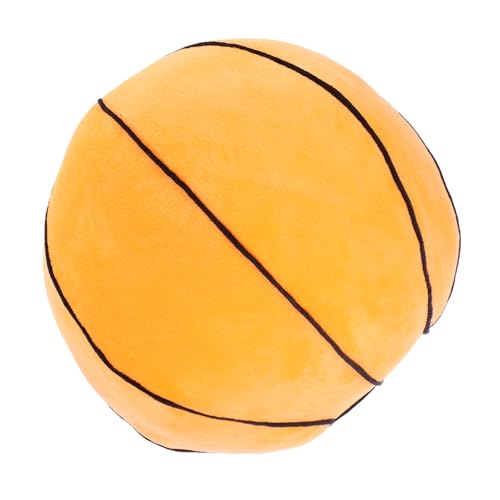 UPKOCH Basketballkissen kinderzimmerdeko Room Decoration Cute Pillow wohnraumdeko Sofa Dekoration kopfkissen Rundes Kissen Ballwurf im Haushalt Kugelkissen PP Baumwolle Orange von UPKOCH