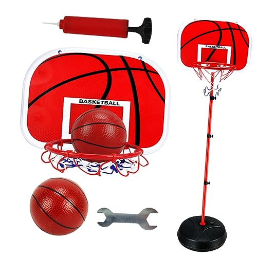 UPKOCH Basketballständer Anhebbares Basketballspielzeug Basketballrahmen Rot UPKOCH Basketballständer Anhebbares Basketballspielzeug Basketballrahmen Rot von UPKOCH