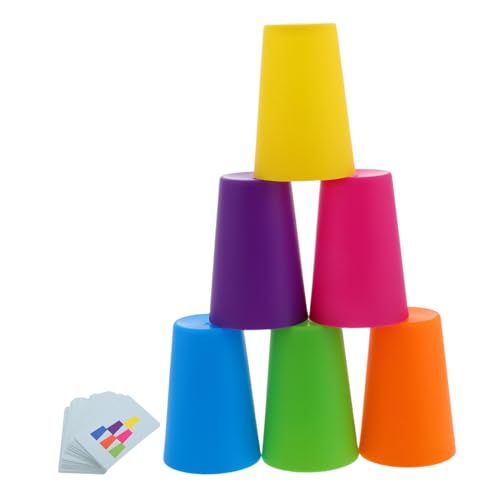 UPKOCH Becher-stapelspiel Für Jungen Und Mädchen Konzentrations- Und Motoriktraining Für Kleinkinder Für Familienaktivitäten von UPKOCH