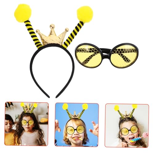 UPKOCH Bienen Stirnband Set mit Brille Lustiges Kostümzubehör für Erwachsene für Halloween Geburtstagsfeiern und Karneval Robuste und Stoffmaterialien Bequem und Langlebig UPKOCH Bienen Stirnband Set mit Brille Lustiges Kostümzubehör für Erwachsene für Halloween Geburtstagsfeiern und Karneval Robuste und Stoffmaterialien Bequem und Langlebig von UPKOCH