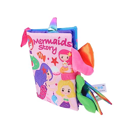 UPKOCH Bildungsstoffbuch für Junge Mädchen Lustiges Stoffspielzeug für Kleinkinder mit Tiermotiven und Design für Frühe Lernförderung und Sensorische Entwicklung von UPKOCH
