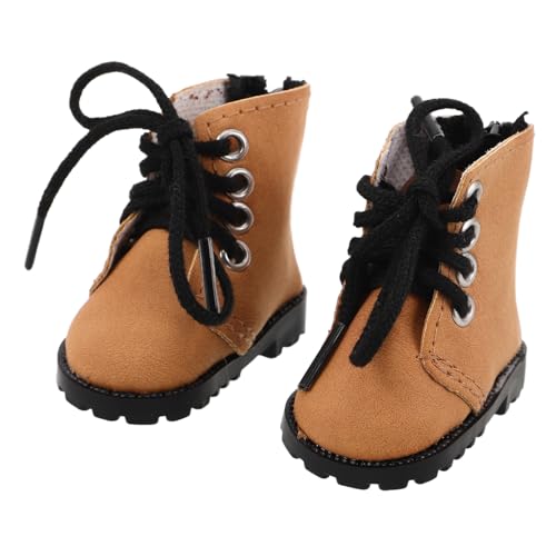 UPKOCH Bjd Puppenzubehör Kleine Stiefel Dekorationen Miniatur Puppenstiefel Puppenhaus Schuhe Ankleidezubehör Puppenhaus Miniaturen Mini Stiefel Für Puppen Hausschuhe von UPKOCH