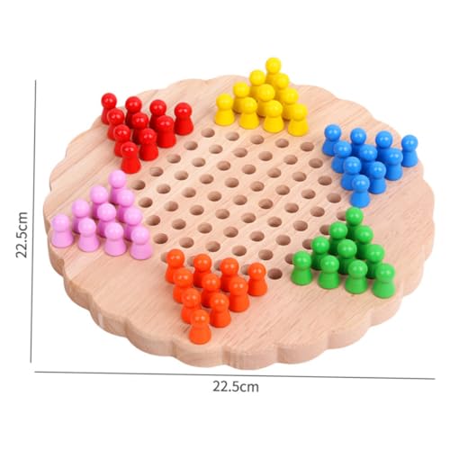 UPKOCH Blumenförmiges Holz Denkspiel für Intelligenzspielzeug Strategisches Chinesisches Brettspiel Interaktives Lernspiel Pädagogisches Familienspiel UPKOCH Blumenförmiges Holz Denkspiel für Intelligenzspielzeug Strategisches Chinesisches Brettspiel Interaktives Lernspiel Pädagogisches Familienspiel von UPKOCH