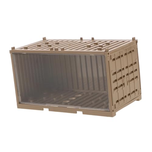 UPKOCH Box Behälter Displaybox Mit Blöcken Spielzeugkoffer Transparenter Organizer Durchsichtig – Kleine Behälter Bausätze Figurendisplay Bausteinaufbewahrung Mini von UPKOCH