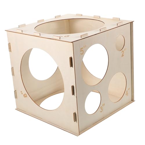 UPKOCH Box Faltbares Ballmessgerät Ballonzubehör Ballonmesswerkzeug Ballonwerkzeuge Ballonwerkzeuge Holz Ballongrößenmesser Lineal Ballongrößenwerkzeug Ballongrößenmesser Holz Beige UPKOCH Box Faltbares Ballmessgerät Ballonzubehör Ballonmesswerkzeug Ballonwerkzeuge Ballonwerkzeuge Holz Ballongrößenmesser Lineal Ballongrößenwerkzeug Ballongrößenmesser Holz Beige von UPKOCH
